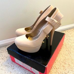 Charlotte Russe nude high heels